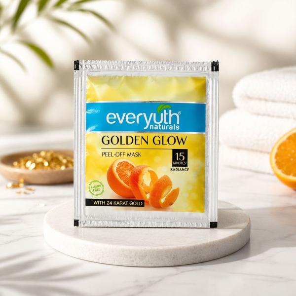 EVERYUTH NATURALS GOLDEN GLOW PEEL-OFF MASK 8gm